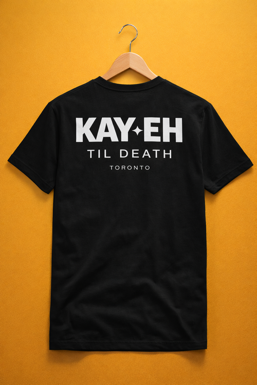 Classic Black Kay Eh Til Death Tee